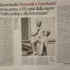 Conferenza stampa per Convegno “Francesco Domenico Guerrazzi 1873-2023. Dalla politica alla letteratura”, ne “il Tirreno”, 22 settembre